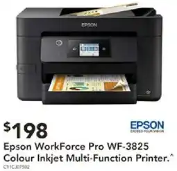 Harvey Norman Epson workforce pro wf-3825 colour inkjet offer