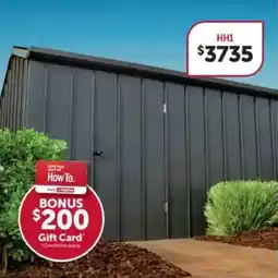 Stratco Handi-hilander shed offer