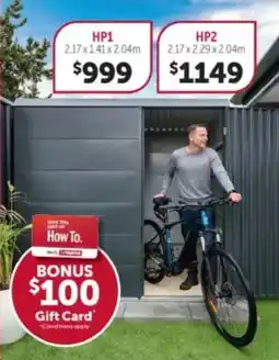 Stratco Handi-pod shed offer