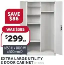 Stratco Extra large utility 2 door cabinet offer