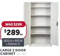 Stratco Large 2 door cabinet offer