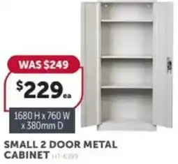 Stratco Small 2 door metal cabinet offer