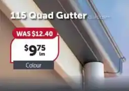 Stratco 115 quad gutter offer