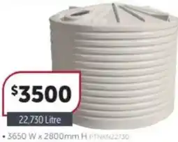 Stratco Round poly tank offer