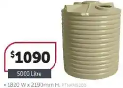 Stratco Round poly tank offer