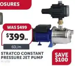 Stratco Stratco constant pressure jet pump offer