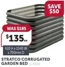 Stratco Stratco corrugated garden bed offer