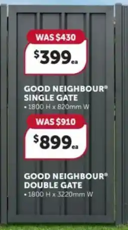 Stratco Good neighbour single gate offer