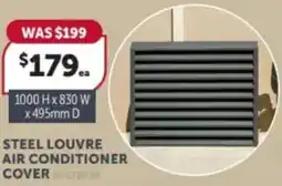 Stratco Steel louvre air conditioner cover offer