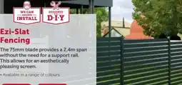 Stratco Ezi-slat fencing offer