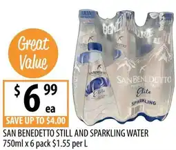 Supabarn San benedetto still and sparkling water offer