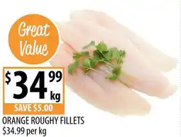 Supabarn Orange roughy fillets offer