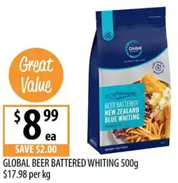 Supabarn Global beer battered whiting offer