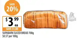 Supabarn Supabarn sliced bread offer
