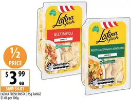 Supabarn Latina fresh pasta offer