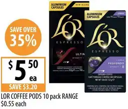 Supabarn Lor coffee pods offer