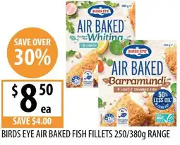 Supabarn Birds eye air baked fish fillets offer
