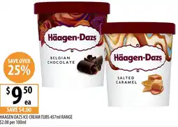 Supabarn Haagen dazs ice cream tubs offer