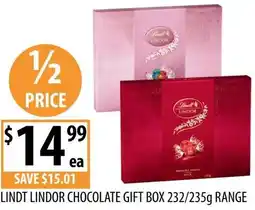 Supabarn Lindt lindor chocolate gift box offer