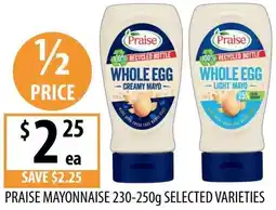 Supabarn Praise mayonnaise offer
