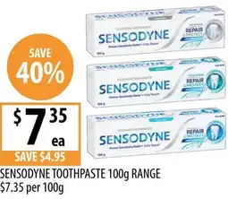 Supabarn Sensodyne toothpaste offer
