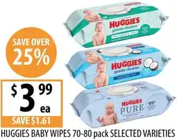 Supabarn Huggies baby wipes offer
