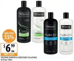 Supabarn Tresemme shampoo & conditioner offer