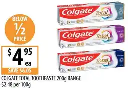 Supabarn Colgate total toothpaste offer
