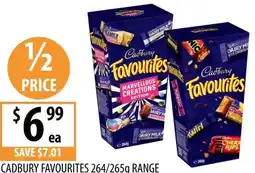 Supabarn Cadbury favourites offer