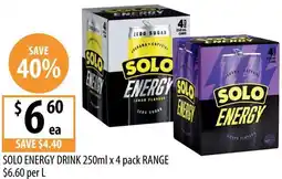Supabarn Solo energy drink offer