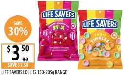 Supabarn Life savers lollies offer