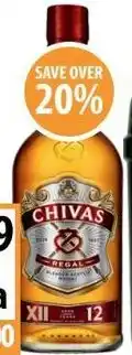 Supabarn Chivas regal 12 year old blended scotch whisky offer