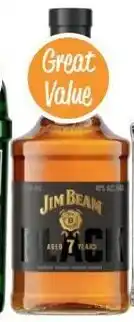 Supabarn Jim beam black label extra aged 40% kentucky straight bourbon whiskey offer