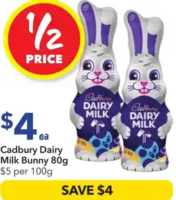 Ritchies Cadbury dairy milk bunny offer