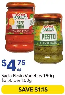 Ritchies Sacla pesto offer