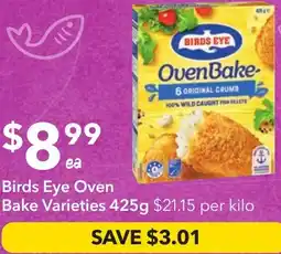Ritchies BIRDS EYE Oven Bake offer