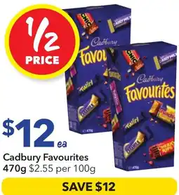 Ritchies Cadbury favourites offer