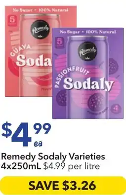 Ritchies Remedy sodaly offer