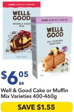 Ritchies Well & good cake or muffin mix offer