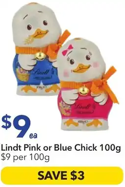 Ritchies Lindt pink or blue chick offer