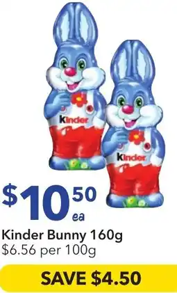 Ritchies Kinder bunny offer