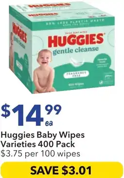 Ritchies Huggies baby wipes offer