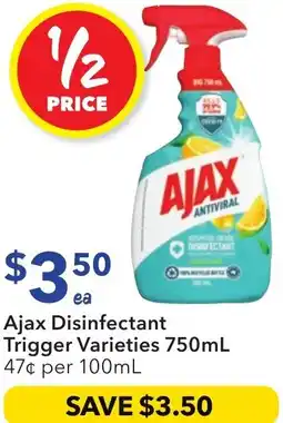 Ritchies Ajax disinfectant trigger offer