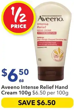 Ritchies Aveeno intense relief hand cream offer
