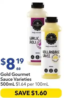 Ritchies Gold gourmet sauce offer