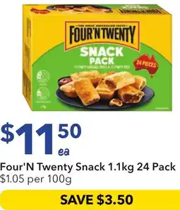Ritchies Four'n twenty snack offer