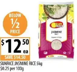 Supabarn Sunrice jasmine rice offer