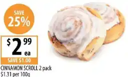 Supabarn Cinnamon scroll offer