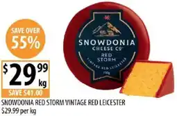 Supabarn Snowdonia red storm vintage red leicester offer