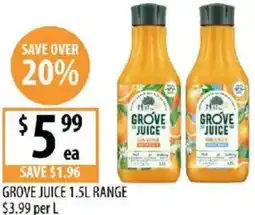 Supabarn Grove juice offer